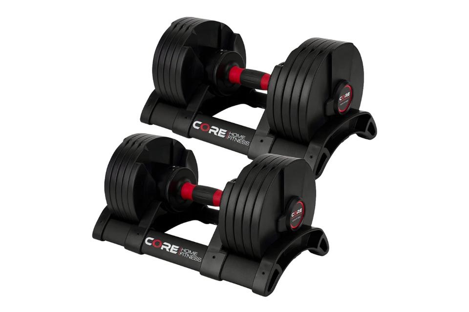 Core Home Fitness Adjustable Dumbbell Set 1